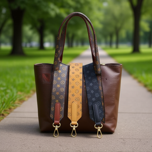 Cinghia per borsa in PU con motivo a fiore a cinque punte, 5 cm, 100-110 cm, per fettuccia da borsa - Product Image 2