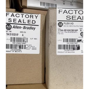 Module d'entrée/sortie flexible Allen Bradley 1794 IB16XOB16P, entrée/sortie 24V DC pour équipement d'automatisation industrielle - Product Image 1