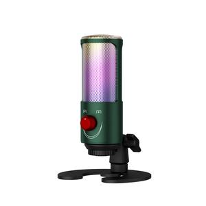 Microphone USB avec lumière RVB pour PC <span class=keywords><strong>ou</strong></span> téléphone pour Tiktok,<span class=keywords><strong>Youtube</strong></span>,facebook - Product Image 1