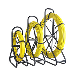 Herramienta para Enhebrar Cables, Guía para Tirar Cables, Escariador <span class=keywords><strong>de</strong></span> Conductos <span class=keywords><strong>de</strong></span> Fibra <span class=keywords><strong>de</strong></span> Vidrio, <span class=keywords><strong>Varilla</strong></span> para Limpiar Drenajes, Dispositivo para Enhebrar Cables <span class=keywords><strong>de</strong></span> Fibra Óptica - Product Image 1