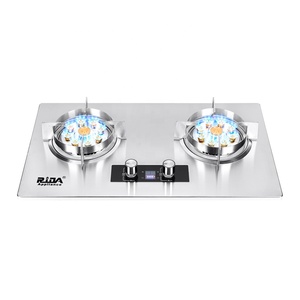Función de temporizador Ridax para cocina precisa, cocina de Gas inteligente, estufa de Gas de 2 quemadores, placa de cocina de Gas Ng LPG integrada de acero inoxidable - Product Image 4
