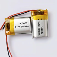 902030 LOOYBAT Merek 3.7V 500mAh 1.85Wh Baterai Lithium Polymer Lipo Pouch Baterai Lithium Ion Isi Ulang untuk Perangkat yang Dapat Dipakai