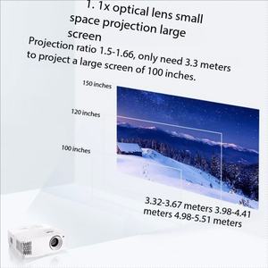 <span class=keywords><strong>Projecteur</strong></span> <span class=keywords><strong>Optoma</strong></span> CHUWI CoreBook X <span class=keywords><strong>Pico</strong></span> à courte focale avec haut-parleur intégré, LED, prise en charge 3D, 1080P, 4K, DLP, 3500-4000 lumens - Product Image 6