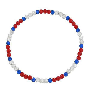 עיצוב אופנתי חדש רעיונות עיצוב טרנדי 10 מ "מ קריסטל <span class=keywords><strong>rhinestone</strong></span> קריסטל כדור דיסקו שרשרת חרוז - Product Image 2