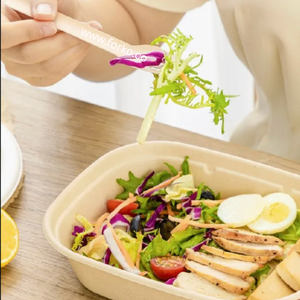 Bulk Wholesale Biodegradable Paper <b>Fork</b> Sustainable Plant Fiber Disposable <b>Fork</b> for Salads Pasta <b>Desserts</b> Lunch Boxes Catering - Product Image 4