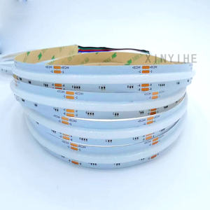 Tiras de Luces <span class=keywords><strong>LED</strong></span> RGB <span class=keywords><strong>Cob</strong></span> de Alto Brillo para Decoración de Interiores y Exteriores, 24v, Ancho 840 Leds, 10 de Ancho, IP20 - Product Image 2