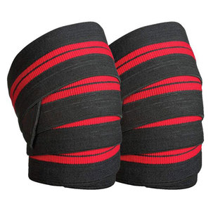 Bandes de genou pour haltérophilie, support robuste pour squats et équipement de levage, avec soutien de genou haute résistance pour l'entraînement - Product Image 1