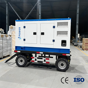 Generador Diésel Silencioso de 30kva 100kva 200kVA con Arranque Eléctrico, Arranque Automático, Arranque Remoto, ATS, Tipo Remolque, 50/60Hz, Refrigerado por Agua - Product Image 2