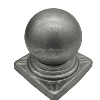 Capuchons décoratifs en fer forgé HLT pour clôtures - Embouts ornementaux pour poteaux, modèles 3D écologiques pour chantiers de construction