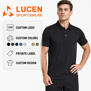 Polo de <span class=keywords><strong>Golf</strong></span> transpirable de manga corta con logotipo personalizado, <span class=keywords><strong>ropa</strong></span> de <span class=keywords><strong>Golf</strong></span> de secado rápido de verano con ajuste seco - Product Image 1