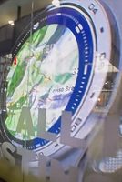 Écran LED transparent holographique P6.25 pour vitrine intérieure, salle d'exposition