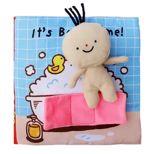 Top Bright Soft Cloth Bücher für Babys im ersten Jahr, Baby Toys 6 bis 12 Monate Mädchen und Jungen, Baby Bath Books