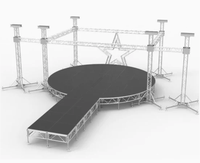 Présentoirs en treillis durables pour podium de concert pour événements musicaux