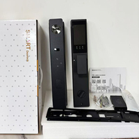 Serrure de porte intelligente en alliage d'aluminium V70 avec empreinte digitale, mot de passe, reconnaissance faciale, application Tuya, déverrouillage par code pour portes en acier inoxydable