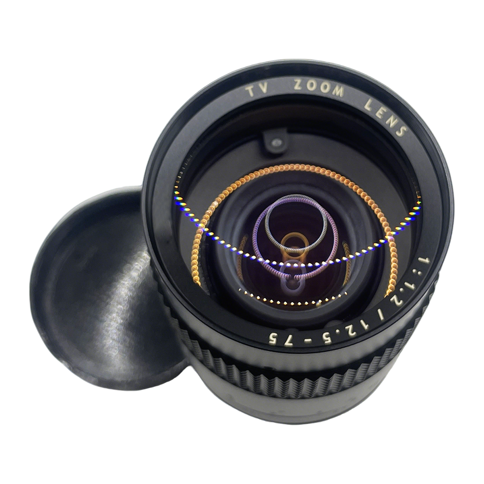 Best Quality 12.5-75MM F1.2 Plastic C Mount Zoom Lens for Industrial Machine Vision 12.5-75MM F1.2 1 Year Warranty