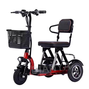 Электрический трехколесный скутер для взрослых, складной, для пожилых и людей с ограниченными возможностями, трехколесный, Dianya DYFET-001, стальная рама - Product Image 2