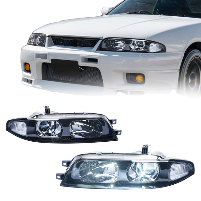 For Skyline GTS GTST GTT R33 Series 1 Archaic Headlight Replacement 12V 6000K H7 Bulb New Condition