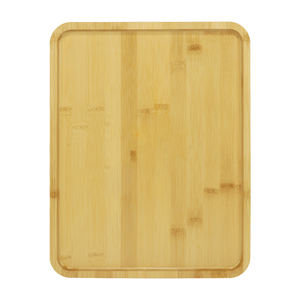 Bandeja de servicio de bambú FSC Café rectangular minimalista natural, té, comida, bebidas, almacenamiento, decoración <span class=keywords><strong>para</strong></span> el hogar, cocina, baño - Product Image 2