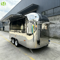 Camions de restauration, stands de café et de jus, entièrement équipés, en acier inoxydable, conformes aux normes européennes Goeasy.