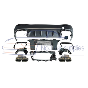 Accessoires de pare-chocs de voiture Diffuseur arrière BENZ X254 <span class=keywords><strong>GLC</strong></span> Upgrade <span class=keywords><strong>63</strong></span> <span class=keywords><strong>AMG</strong></span> avec tuyau pour <span class=keywords><strong>2023</strong></span> +. - Product Image 1