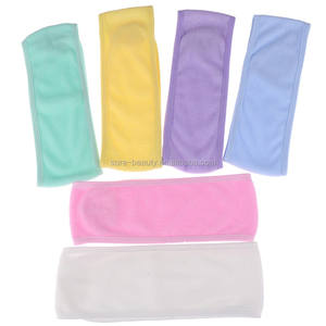 สายรัดศีรษะหลากสีปรับได้,ใช้ซ้ำได้สำหรับแผ่นล้างเครื่องสำอาง - Product Image 4