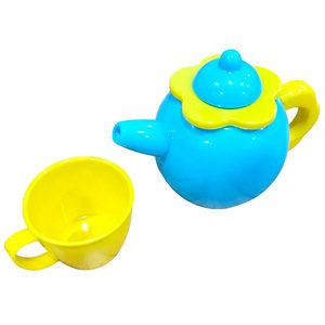 Kids <b>Plastic</b> Tea Kettle and Cup Toy Set <b>Kitchen</b> Pretend <b>Play</b> Role <b>Play</b> Toy - Product Image 1