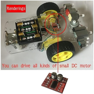Mini Controlador de Motor DC L298N, Controlador de Velocidad PWM de Doble Canal MX1508 1.5A, Módulo de Doble Puente H para Control de Motor DC o Paso a Paso - Product Image 5