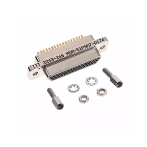 Supplier MDM-51PSM7-A174 51 Position D-Type Micro-D Plug Male Pins MDM51PSM7A174 83513-Style Micro D Metal <strong>Shell</strong> MDM Connector - Product Image 1