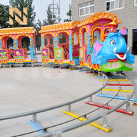 Train électrique sur rail à thème éléphant Nova Rides pour enfants, fabriqué en Chine, grand train touristique sans rail pour le tourisme