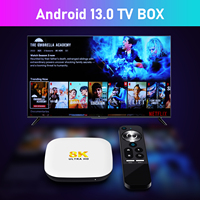 Android 13,0 TV Box RK3528 Chip 2GB/16GB 8K Decodificación de video WiFi 6 3D Smart TV Box Reproductor multimedia OTA Set Top Box