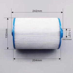 Cartucho de filtro de bañera de hidromasaje, reemplazo de cartucho de bañera de hidromasaje SAE, <span class=keywords><strong>Unicel</strong></span> 6CH-940 - Product Image 2
