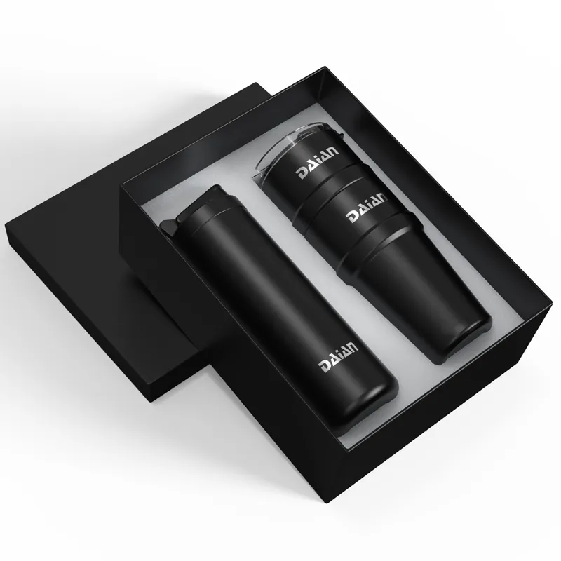Corporate Business Stainless Steel Vacuum Flask Thermos Mug Gift Set
