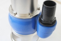 Pompe verticale Kepeida 1HP 220V en acier inoxydable, station de pompage des eaux usées, pompe submersible