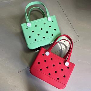 Su geçirmez plaj çantası Bog <span class=keywords><strong>g</strong></span> çantası çevre dostu Tote Eva çanta kadınlar için yeni küçük lüks çanta Tote plaj çantası - Product Image 3