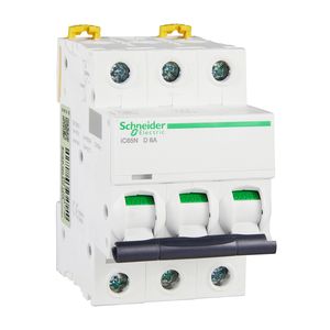 Schneider เบรกเกอร์ขนาดเล็ก IC65N 3P D6A A9F19306 3P D6A 1P-4P 1-63A โมเดลที่สมบูรณ์ - Product Image 2