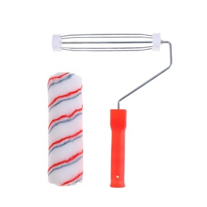Rodillo de <span class=keywords><strong>Pintura</strong></span> con Rayas Rojas para Decoración de Interiores, Rodillo de <span class=keywords><strong>Pintura</strong></span> con Patrón Personalizado - Product Image 2