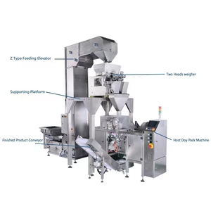 เครื่องบรรจุภัณฑ์แบบอัตโนมัติ VFFS สำหรับบรรจุ ชั่ง ปิดผนึก ถั่วเม็ดเล็ก ผลไม้อบแห้ง อาหารว่าง บรรจุในถุงพลาสติกแบบซิป  แบบ Doypack  สถานีเดียว - Product Image 3