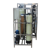 Système de purification d'eau potable automatique RO 500 LPH, usine de filtration par osmose inverse industrielle pour eau de puits et de forage, ISO&CE
