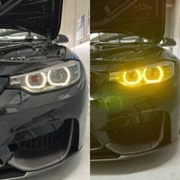 Luces LED DRL RGB Amarillas para Faros Delanteros, Luz Diurna de Repuesto para BMW M3 M4 F32 F36 F80 F82 LCI