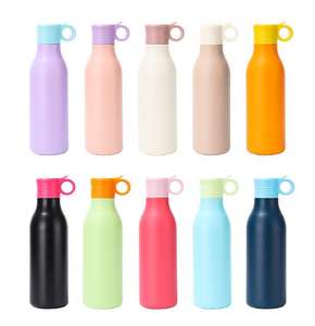 Gourde de sport portable en silicone de 450 ml pour enfants, pliable et souple, pour activités de plein air, gym, équitation et course à pied - Product Image 5