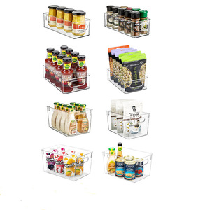 Tamiya – ensemble de boîtes de rangement pour réfrigérateur, 8 pièces, organisateur transparent pour aliments pour animaux de compagnie, pour armoire de cuisine, préservation des fruits et des boissons - Product Image 2
