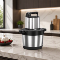 Hachoir à viande professionnel domestique, mixeur automatique en acier inoxydable, hachoir électrique pour usage domestique