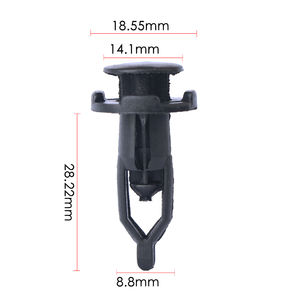 Clips de carrosserie automobile en <span class=keywords><strong>plastique</strong></span>, rivets, pièces d'intérieur de voiture, 6 types, clips et attaches universelles pour honda, <span class=keywords><strong>suzuki</strong></span>, 120 pièces - Product Image 4