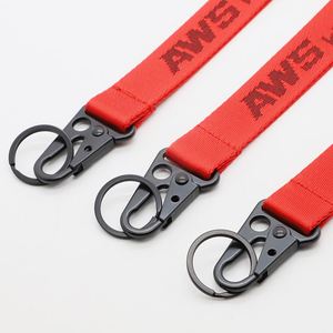 Personalized Car Wrap Brands Grand Opening Ceremony Gifts Custom Jacquard Durable Nylon Keychain <b>Lanyards</b> - Product Image 2