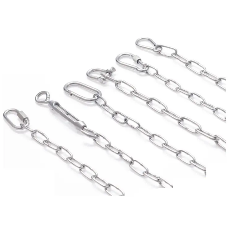 304 stainless steel chain industrial hoisting chain stainless steel clothes drying chain