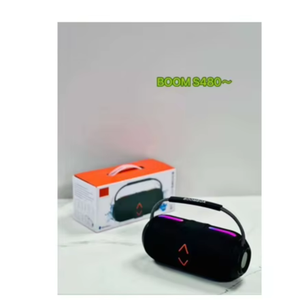 Xách tay màu xanh răng Loa mini âm thanh không thấm nước kích hoạt đèn Led Loud âm nhạc di động bên Boombox AUX máy tính DC Pin - Product Image 2