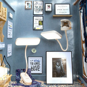 Lámpara de escritorio táctil moderna, Clip Flexible, abrazadera de atenuación, luz de lectura, cuerpo de plástico alimentado por batería, decoración de Clip moderna, mesa de estudio - Product Image 2