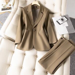 女式高档休闲西装外套 春夏专业七分袖工作服 - Product Image 2