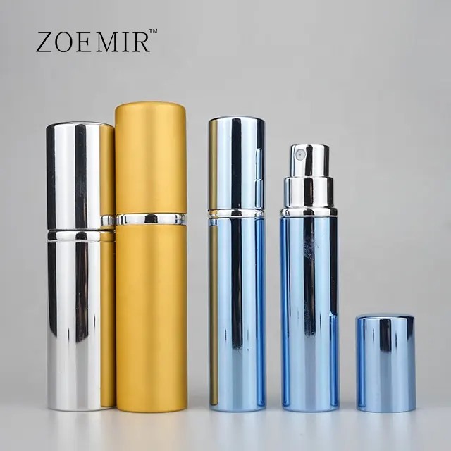 10 ml bơm lại nhôm Nước hoa Atomizer Mist Spray chai 10 ml nước hoa chai thủy tinh cho nước hoa