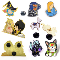 Fournisseur de pins métalliques sur mesure sans minimum de commande, broches à paillettes, pins en émail dur anime, badges de revers souples, pins en émail personnalisés